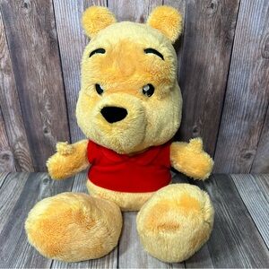 Disney Parks Winnie The Pooh Plush Big Feet Foot Stuffed Animal Bear 14”
